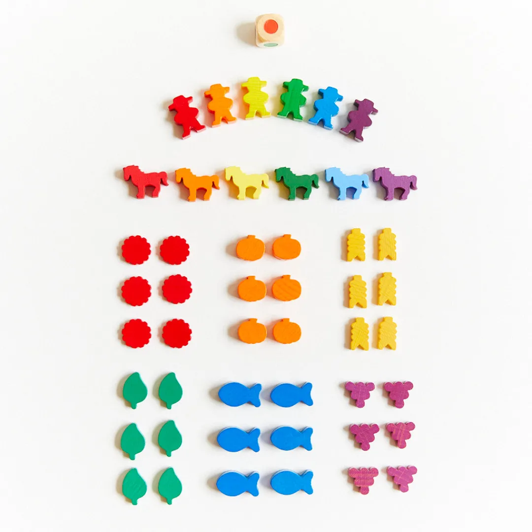 Sarah's Silks Around The Year On The Farm Game Pieces Flash Sale