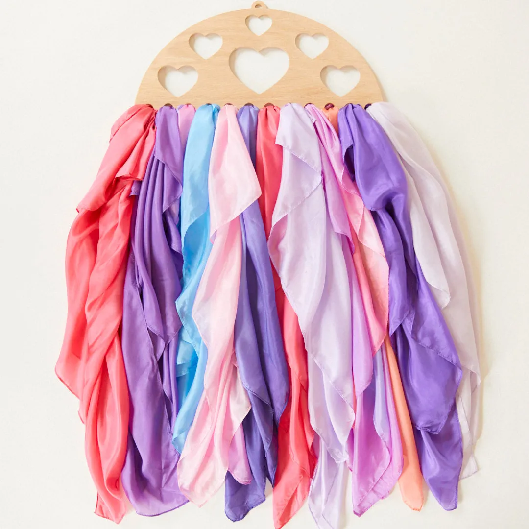 Sarah's Silks Large Heart Playsilk Display Discount