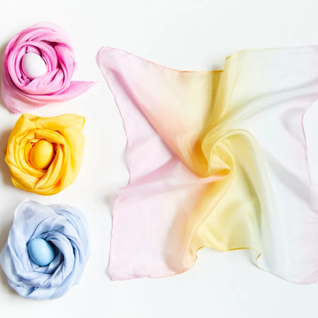 Sarah's Silks Mini White Playsilk Pack For Dyeing New