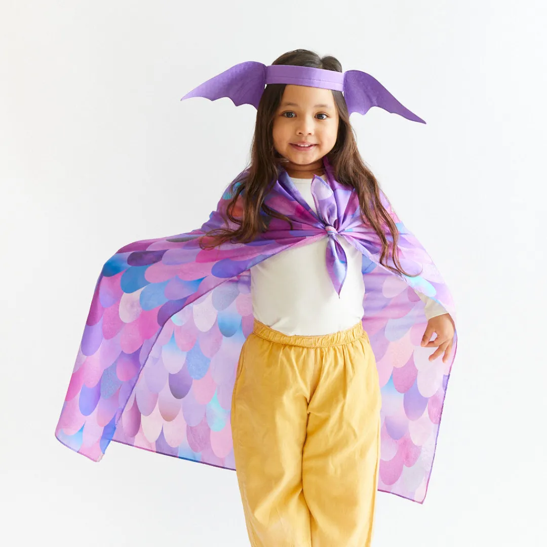 Sarah's Silks Purple Dinosaur Costume Outlet