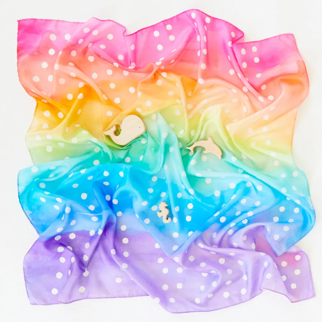 Sarah's Silks Rainbow Jellyfish Playsilk Cheap