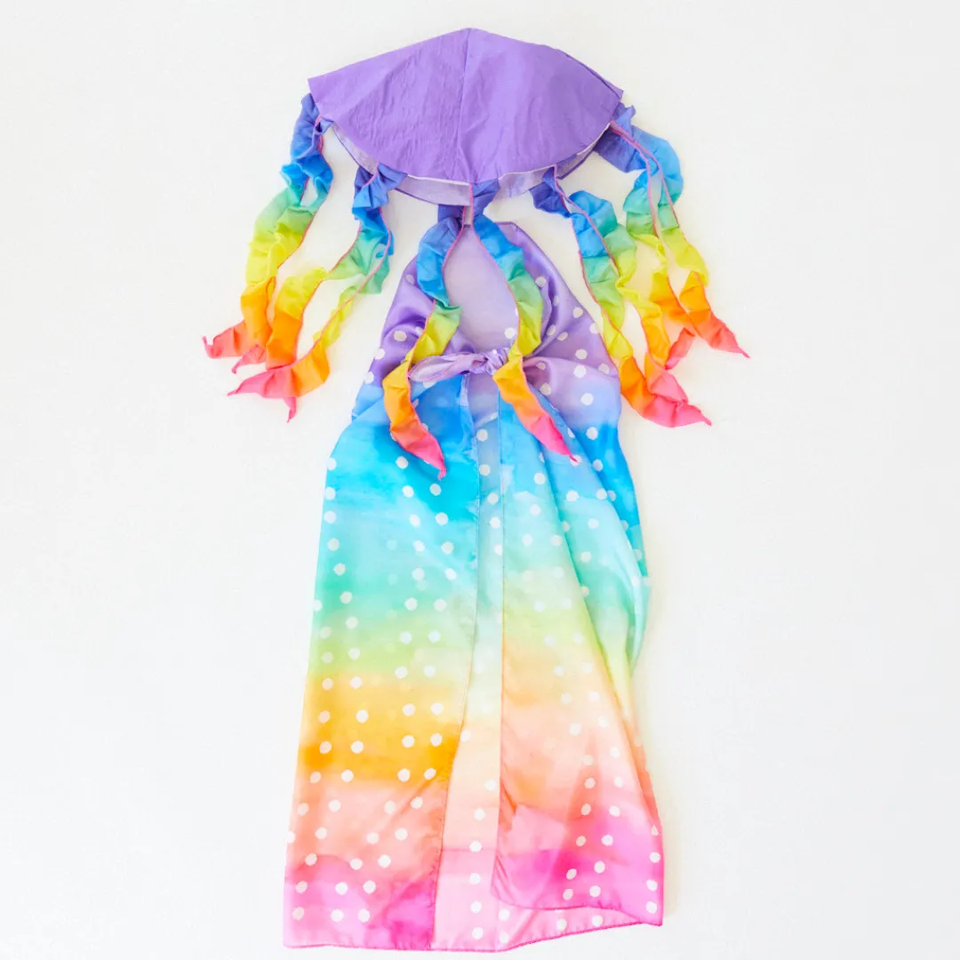 rainbow_jellyfish_playsilk_6.webp Sarah's Silks Rainbow Jellyfish Playsilk Cheap