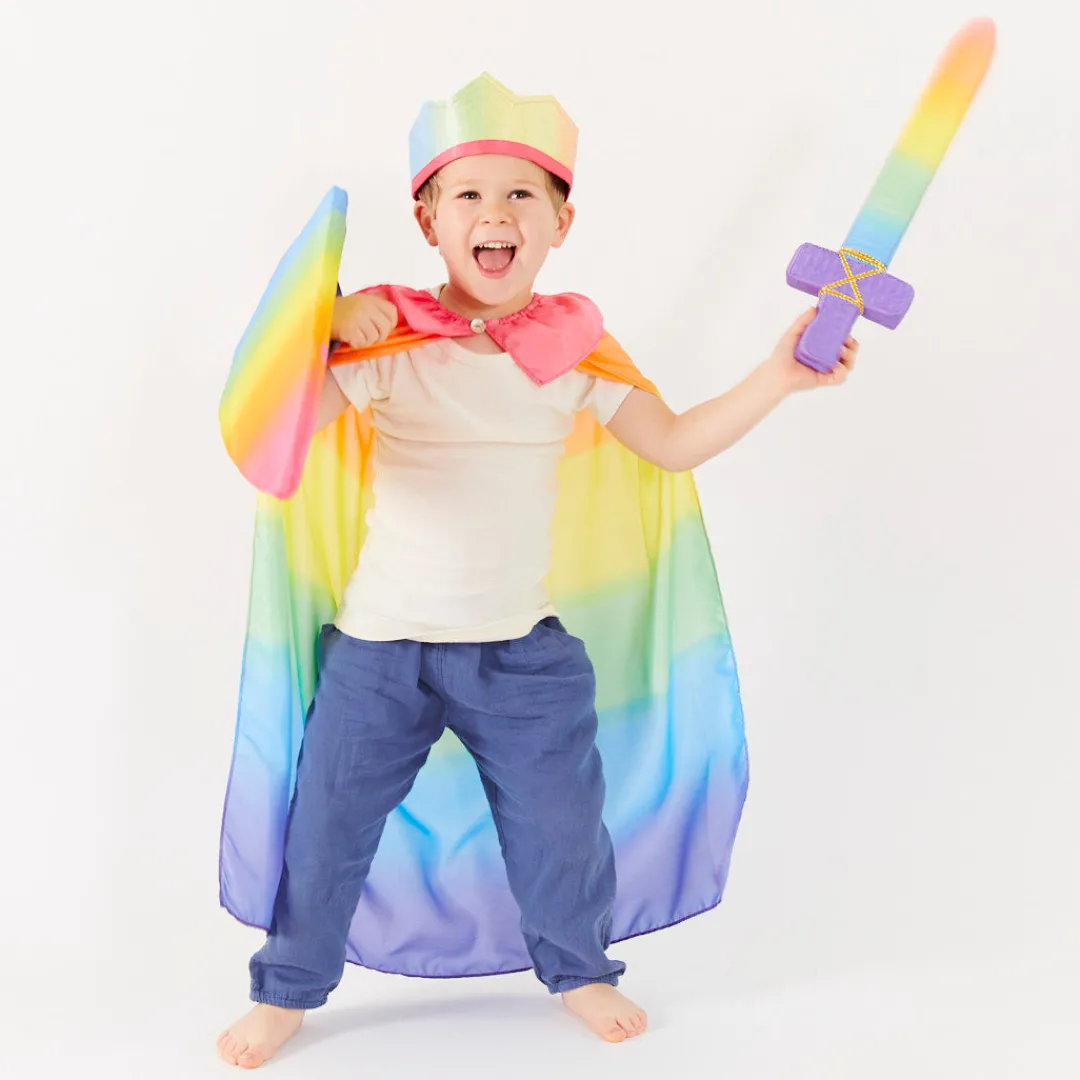 rainbow_knight_costume_3.webp Sarah's Silks Rainbow Knight Costume Sale