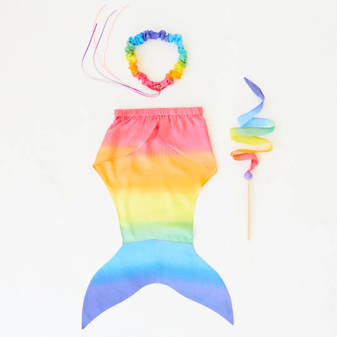Sarah's Silks Rainbow Mermaid Prince And Princess Costume Store