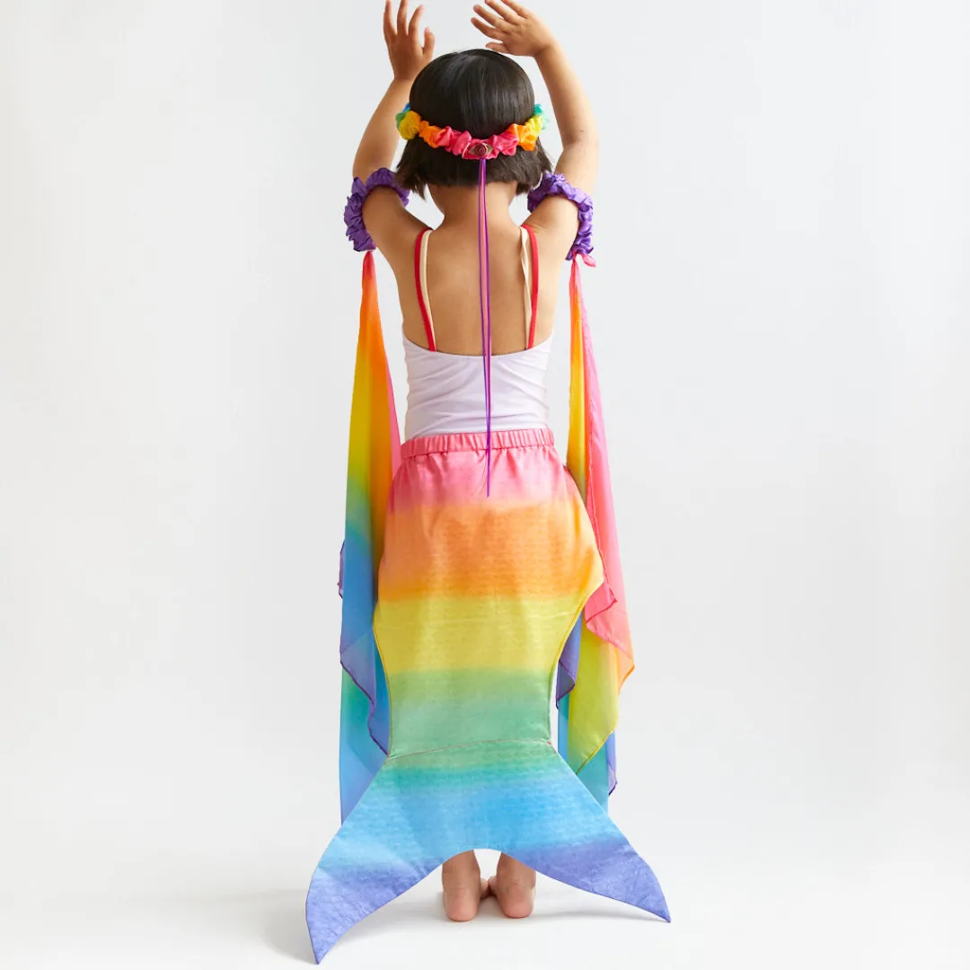 rainbow_mermaid_tail_small_2.webp Sarah's Silks Rainbow Mermaid Tail Small Online