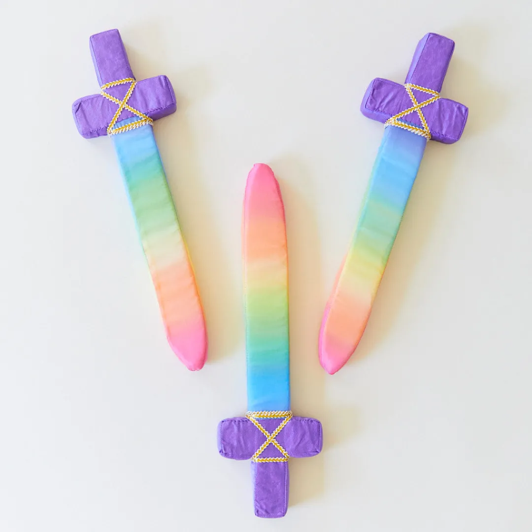 rainbow_soft_sword_2.webp Sarah's Silks Rainbow Soft Sword New