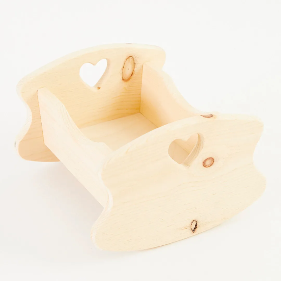 Sarah's Silks Wooden Doll Cradle Store