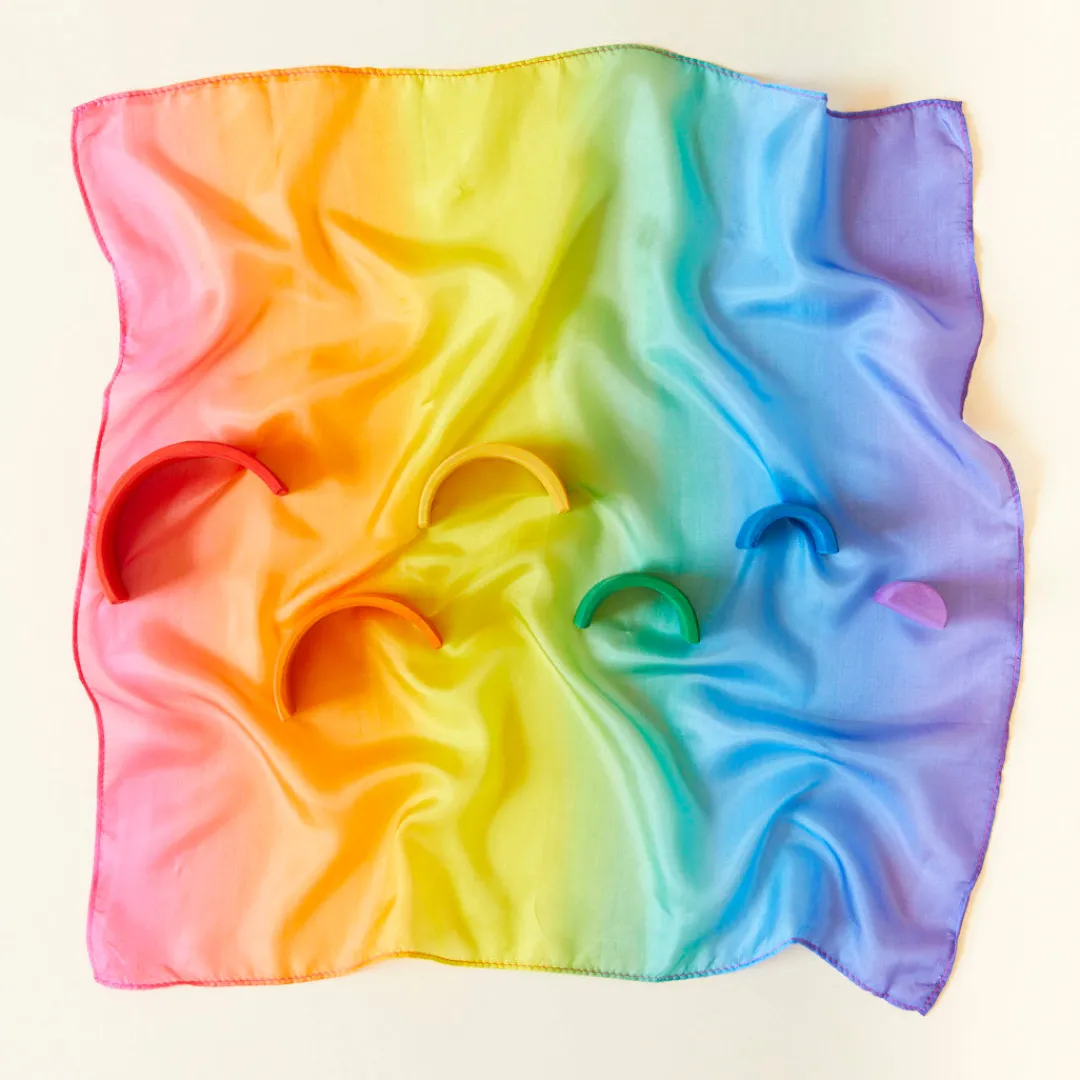 Sarah's Silks Wooden Rainbow Cheap