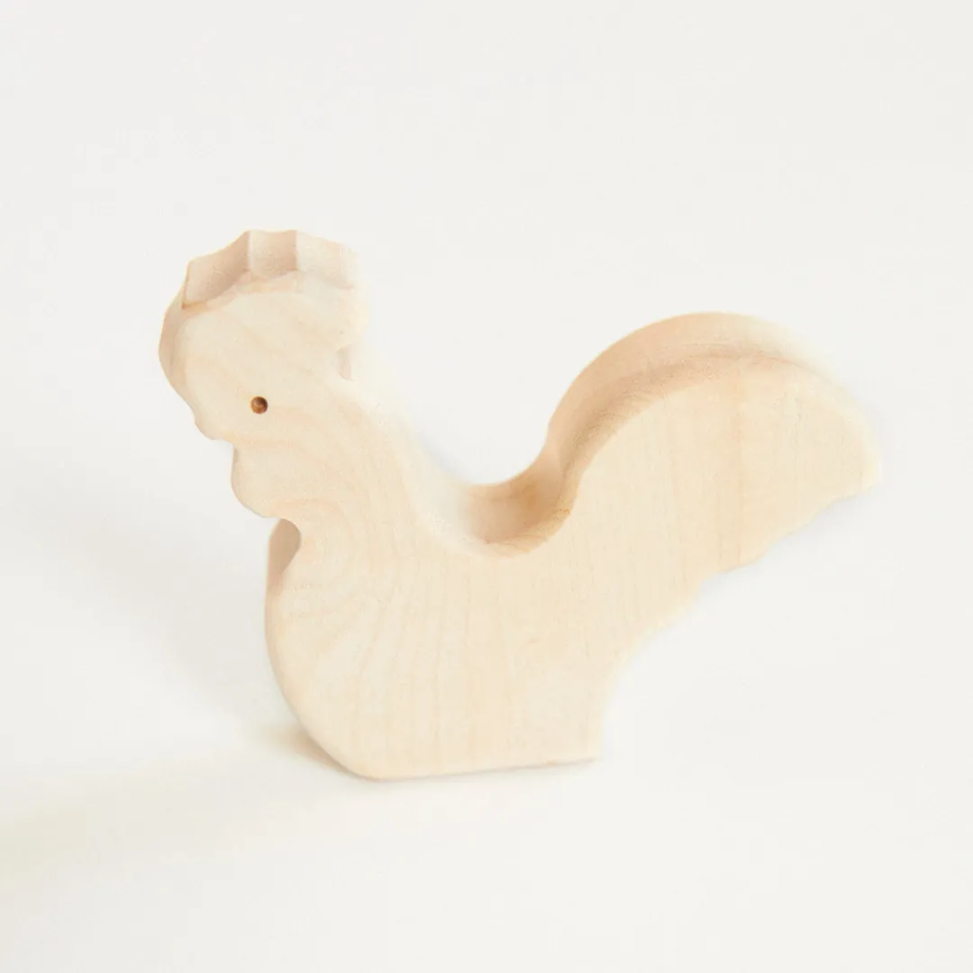 Sarah's Silks Wooden Rooster Cheap