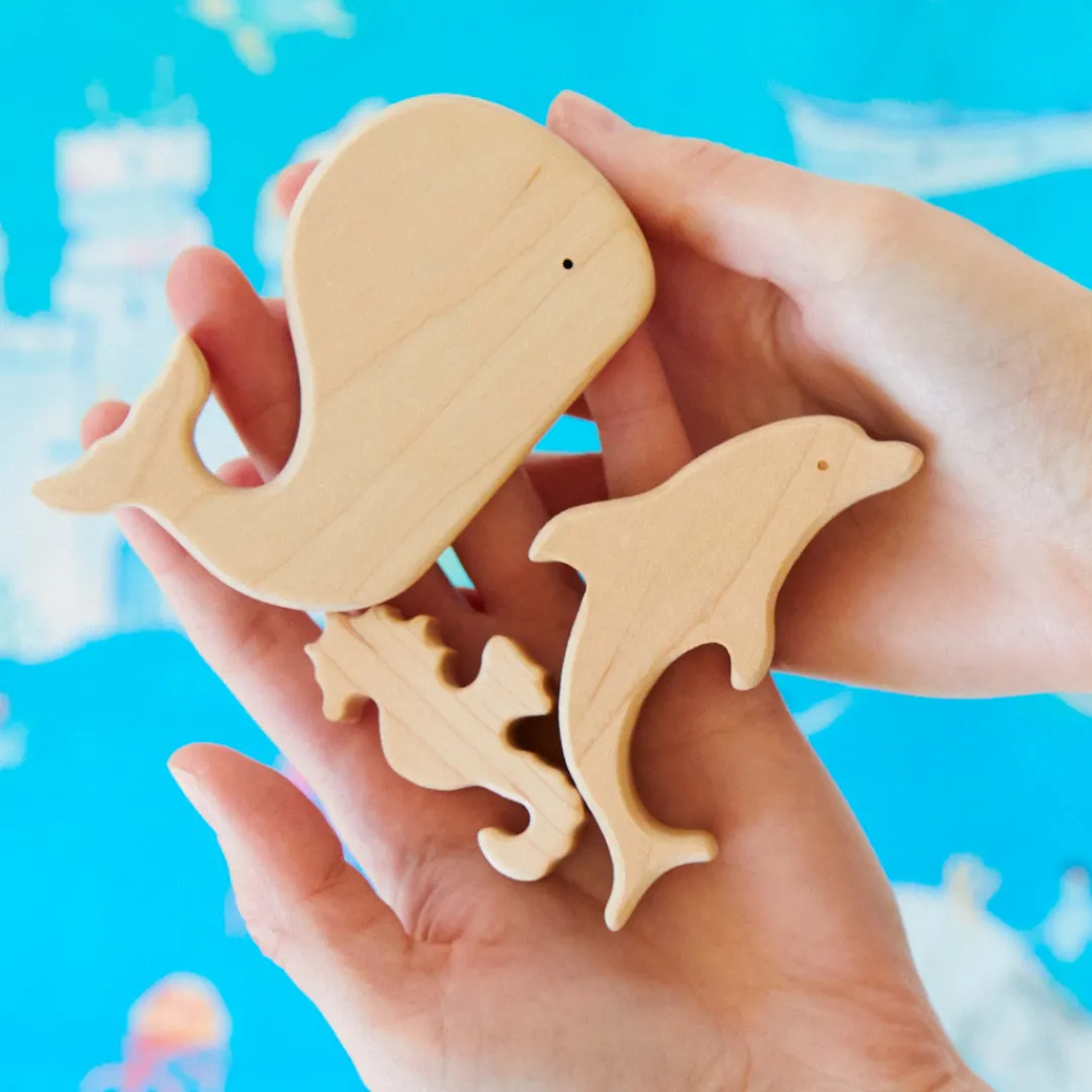 Sarah's Silks Wooden Whale Sale